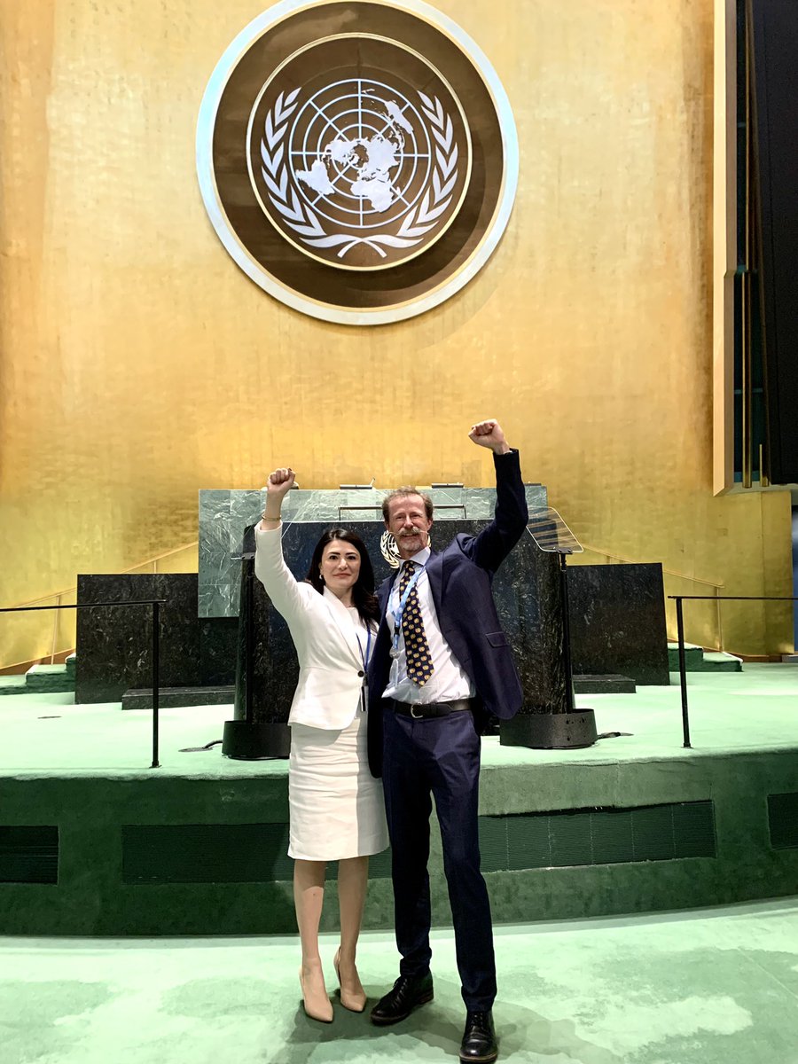 David Boyd with Ambassador Chan UN SR